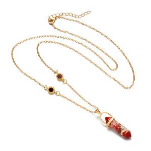 Hexa Stone Necklace