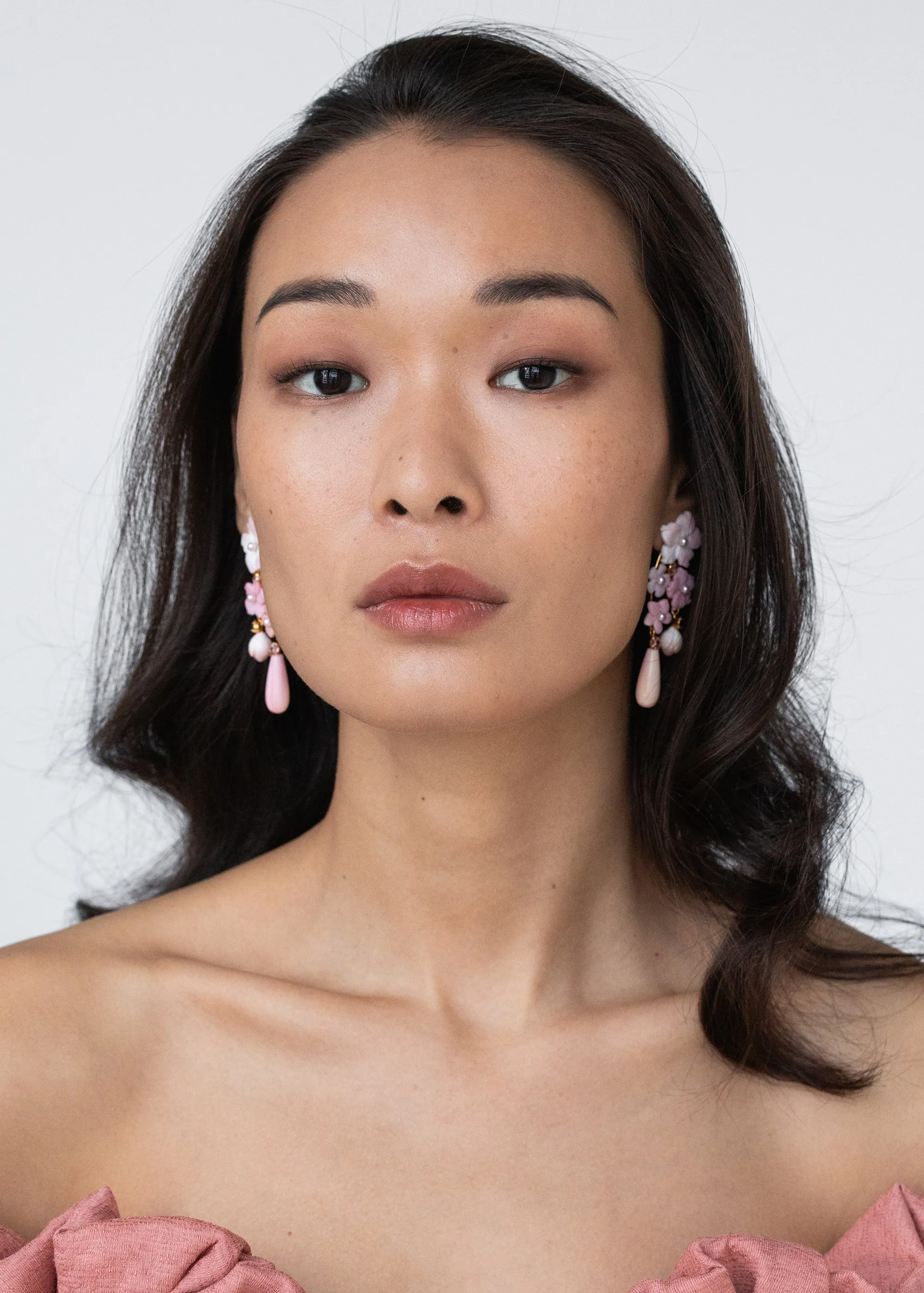 Jeanie Earrings -- Rose