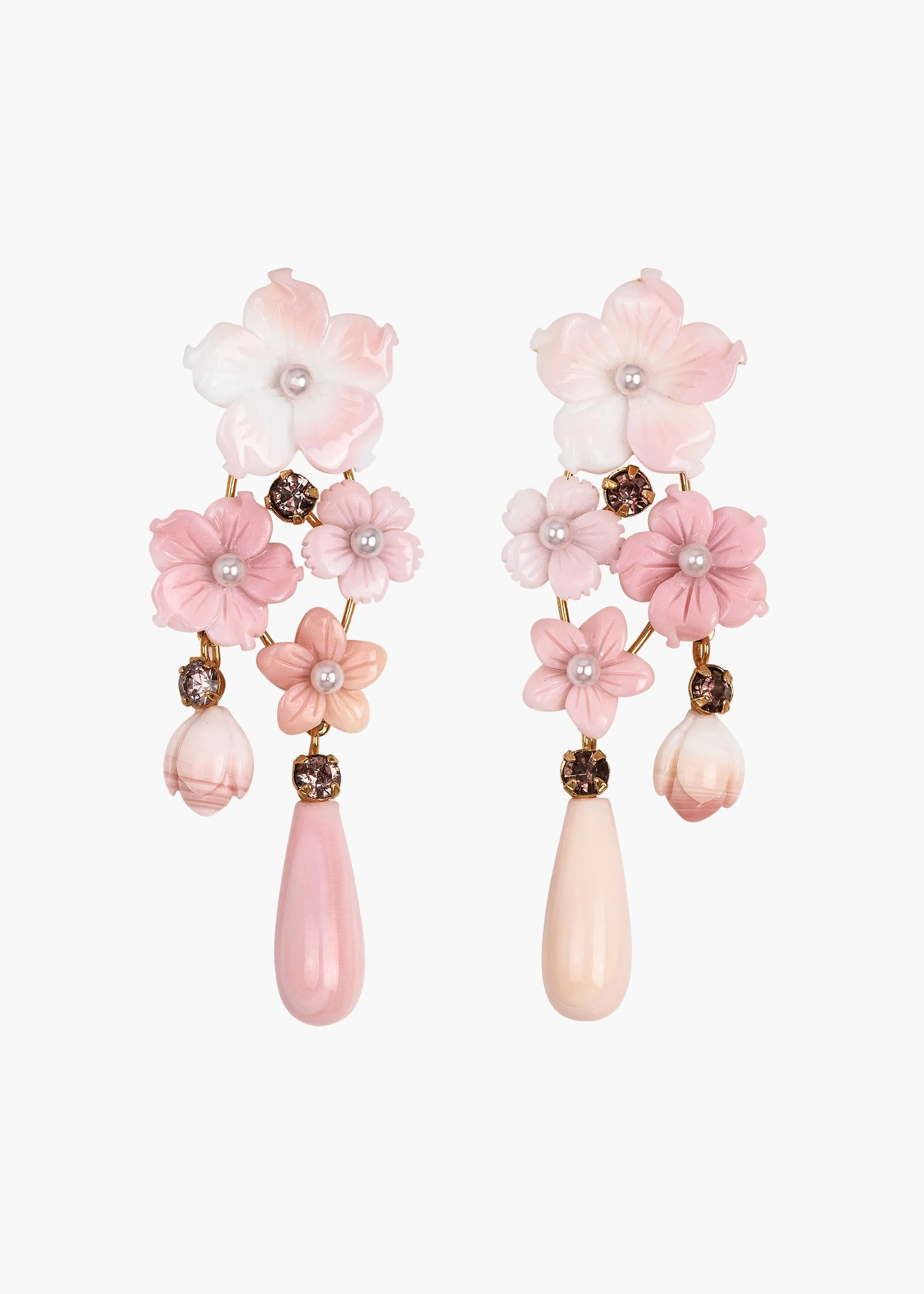 Jeanie Earrings -- Rose
