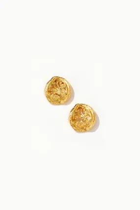 Kristen 22K Gold Stud Earrings