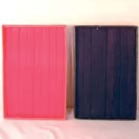 LARGE PADDED SLOTTED RING DISPLAY TRAY (Sold by the piece)