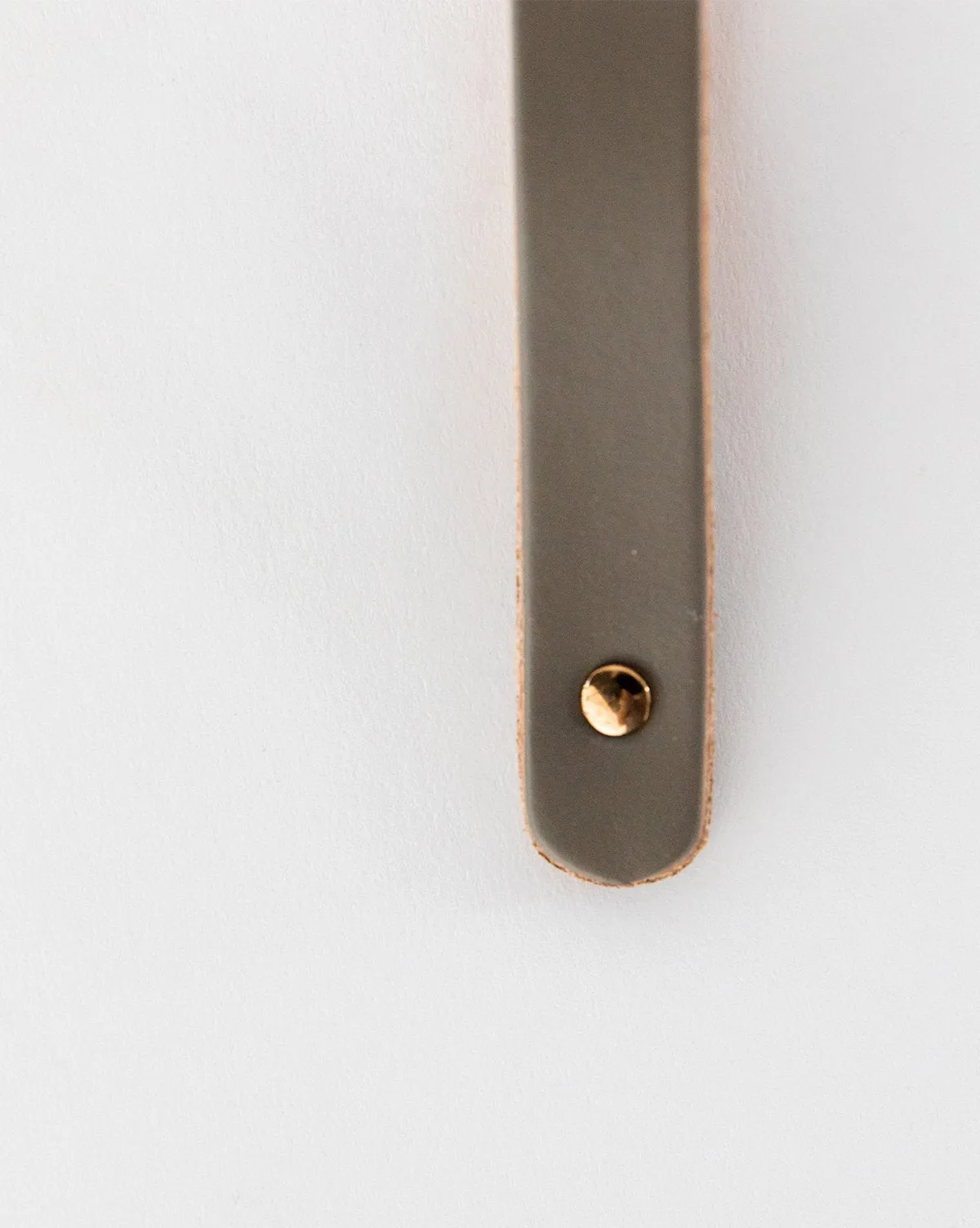 Leather & Brass Napkin Rings (Set of 4)