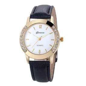 Leather Band Business Quartz Wrist Watch