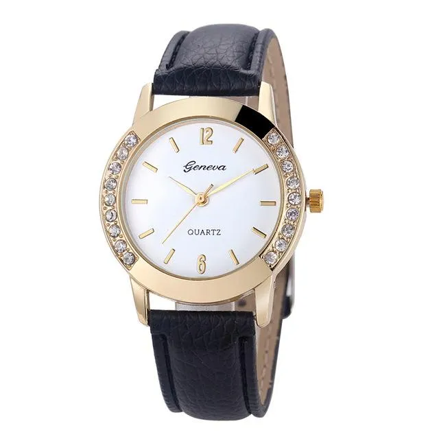 Leather Band Business Quartz Wrist Watch