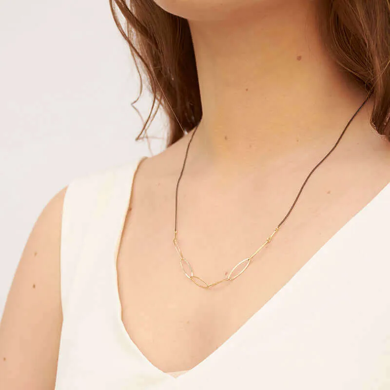 LOLA OVAL LINK NECKLACE