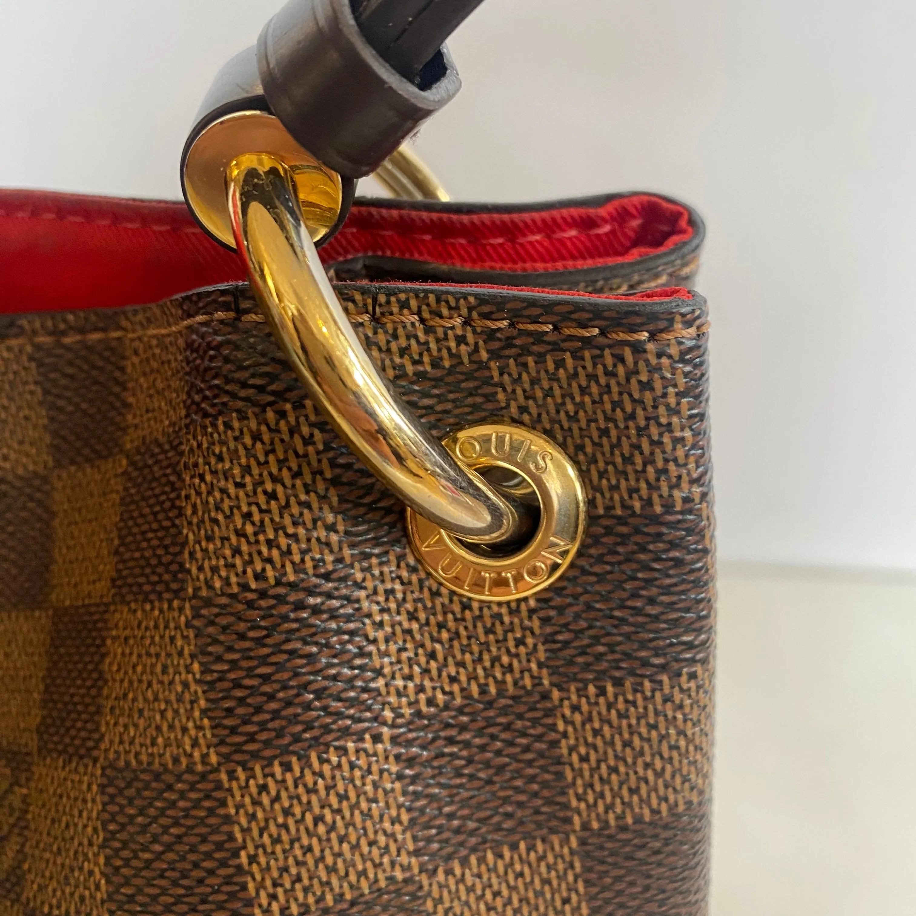 LOUIS VUITTON Graceful Damier Ebene PM