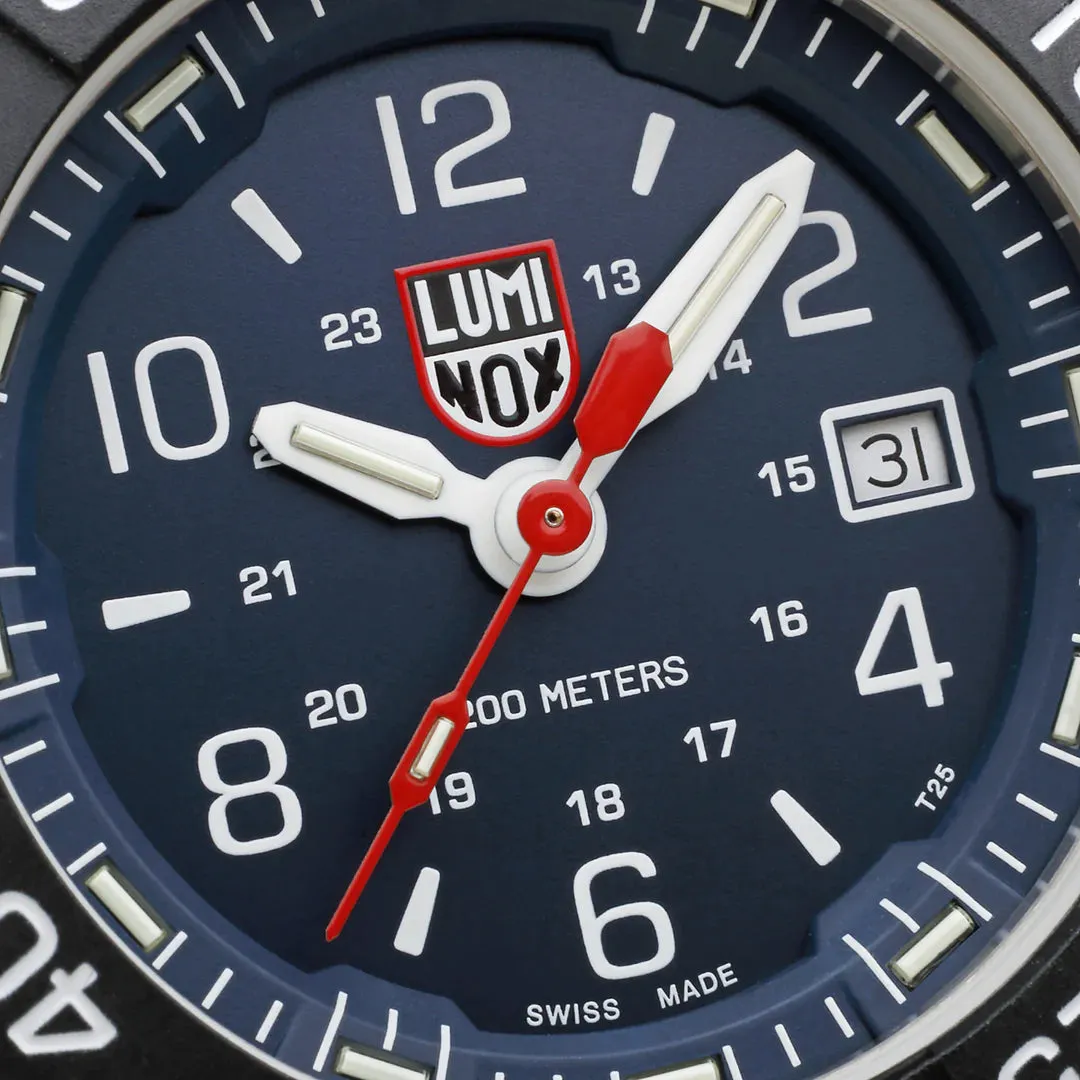 Luminox Navy Seal 45mm Swiss Made Watch | 20ATM | Cobalt Dial Steel Band