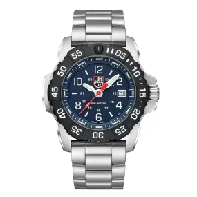 Luminox Navy Seal 45mm Swiss Made Watch | 20ATM | Cobalt Dial Steel Band