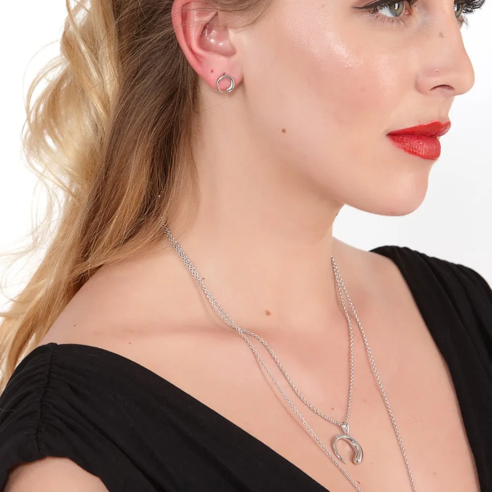 Luna Pendant in Sterling Silver