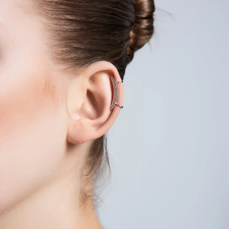 Maya Dainty Silver Ear Cuffs & Climber Earrings
