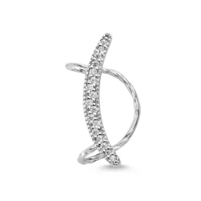 Maya Dainty Silver Ear Cuffs & Climber Earrings