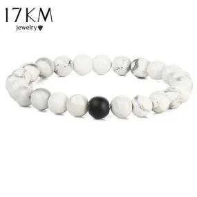 Men Buddha Stone Beads Yoga Bracelet