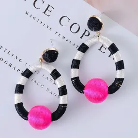 Molly Geometry Statement Drop Earrings
