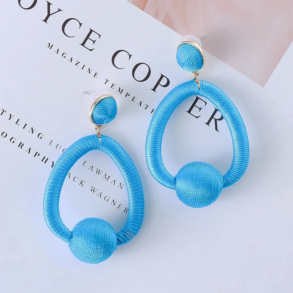 Molly Geometry Statement Drop Earrings