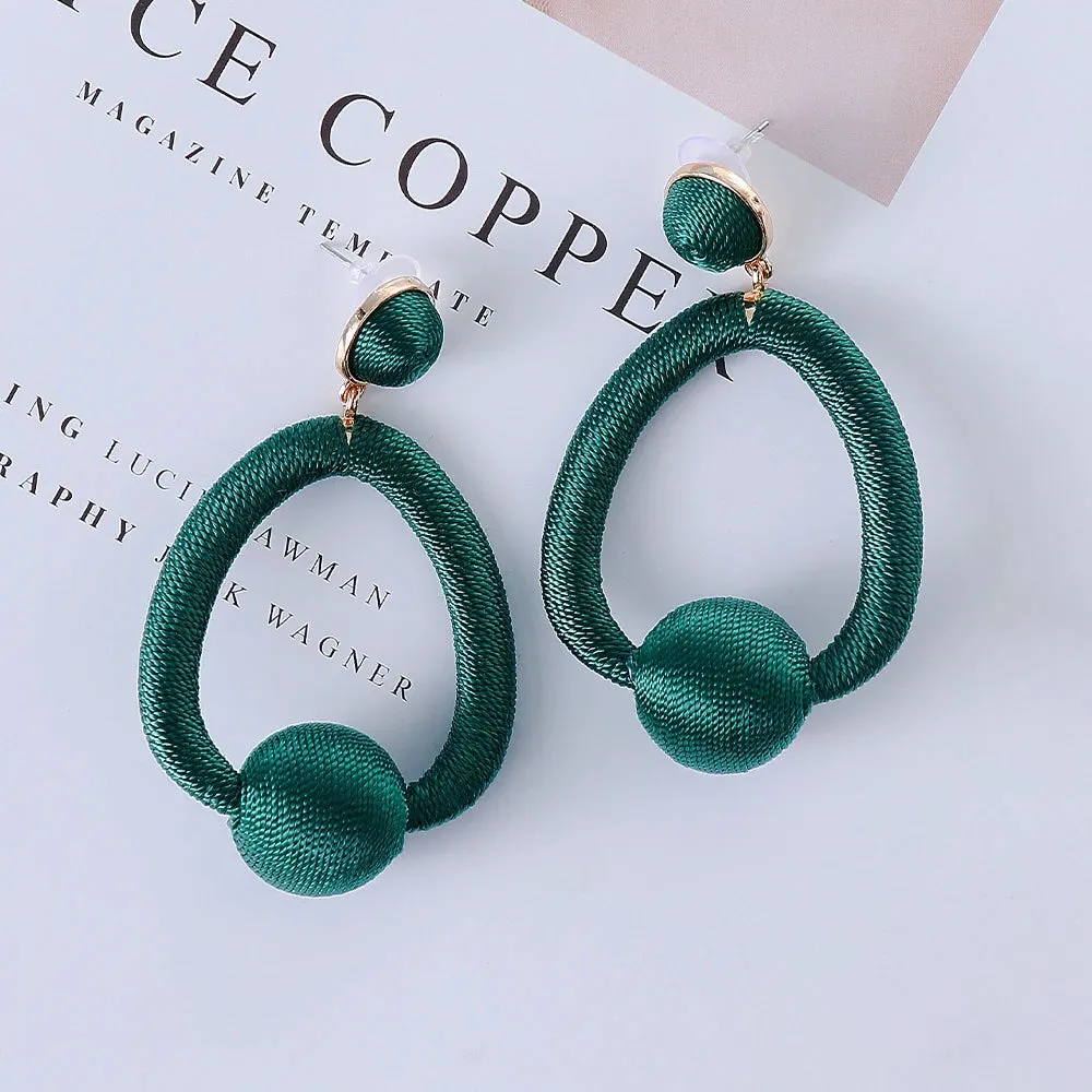 Molly Geometry Statement Drop Earrings