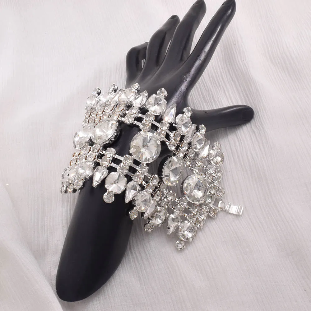 Mystery AB Color Width Bangle Bracelet for Man or Women