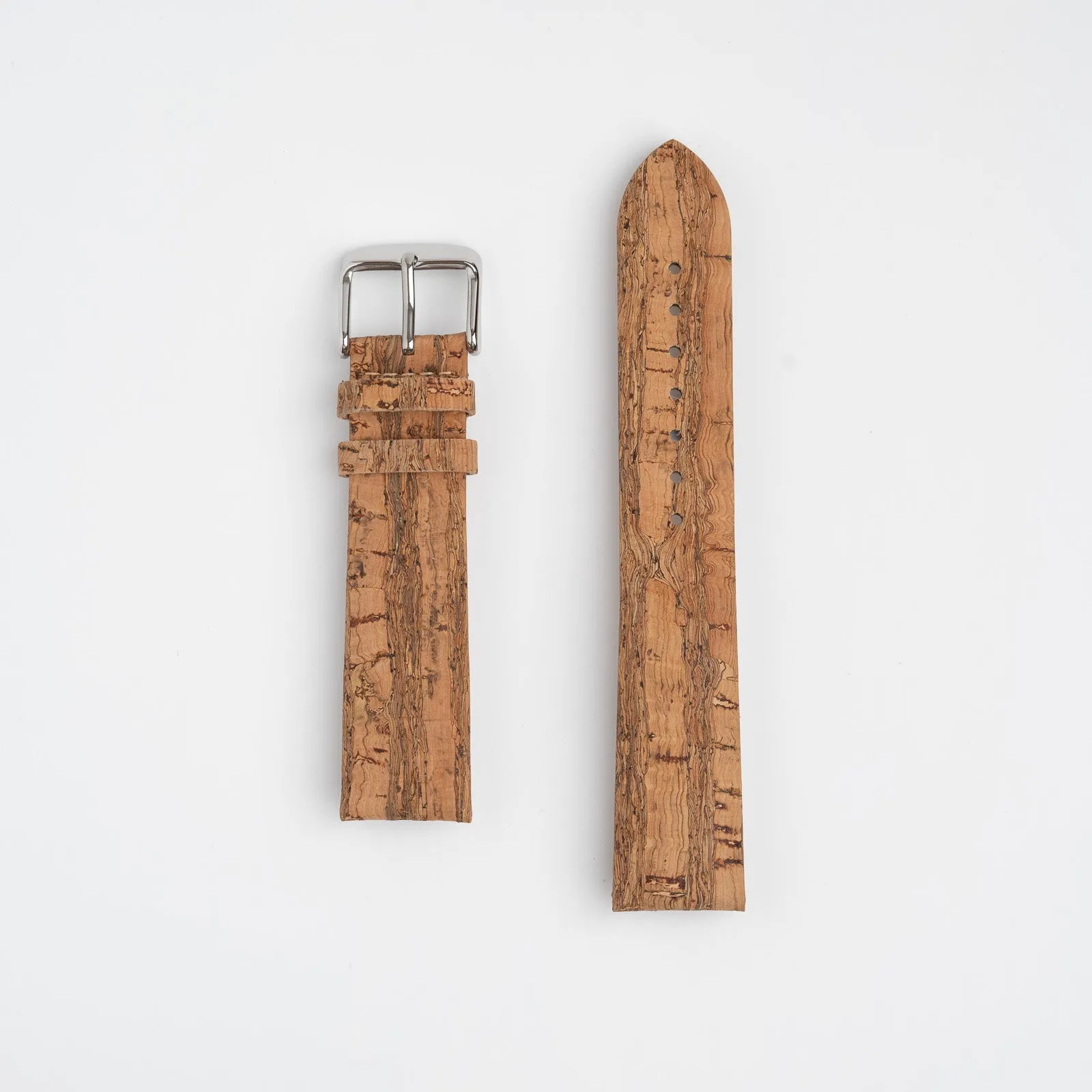 Natural Cork Tan Watch Strap