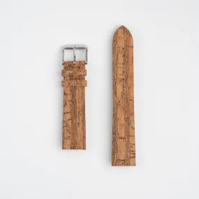 Natural Cork Tan Watch Strap