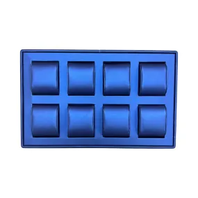 Navy Blue Leatherette Watch Display Board