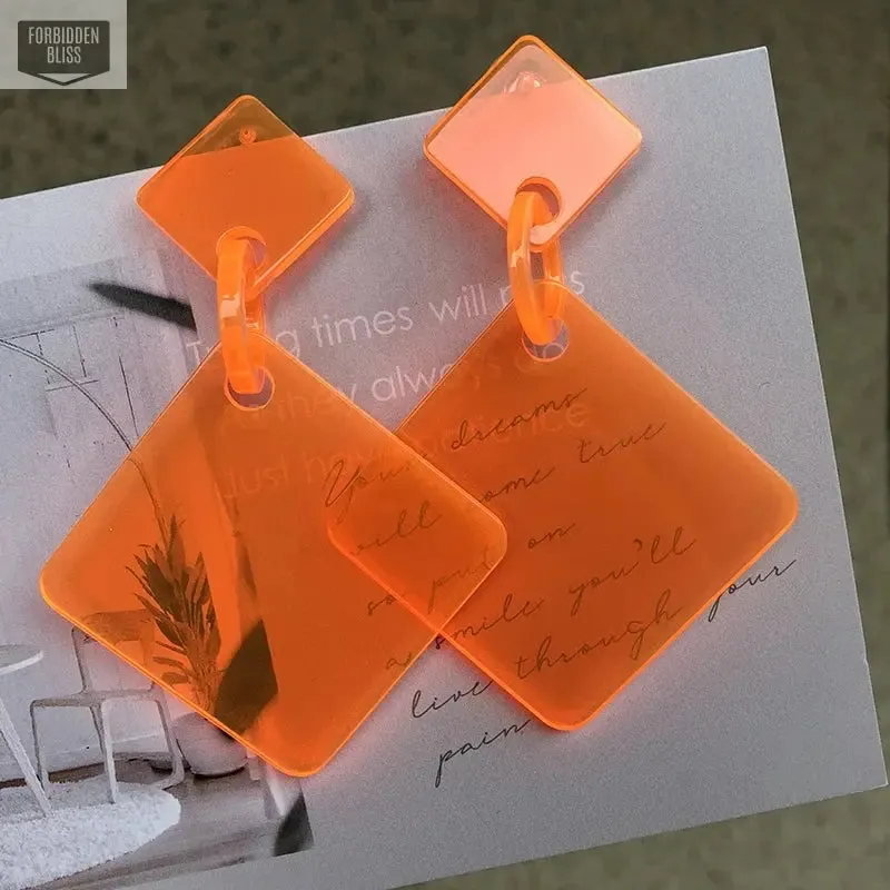 Neon Color Earrings