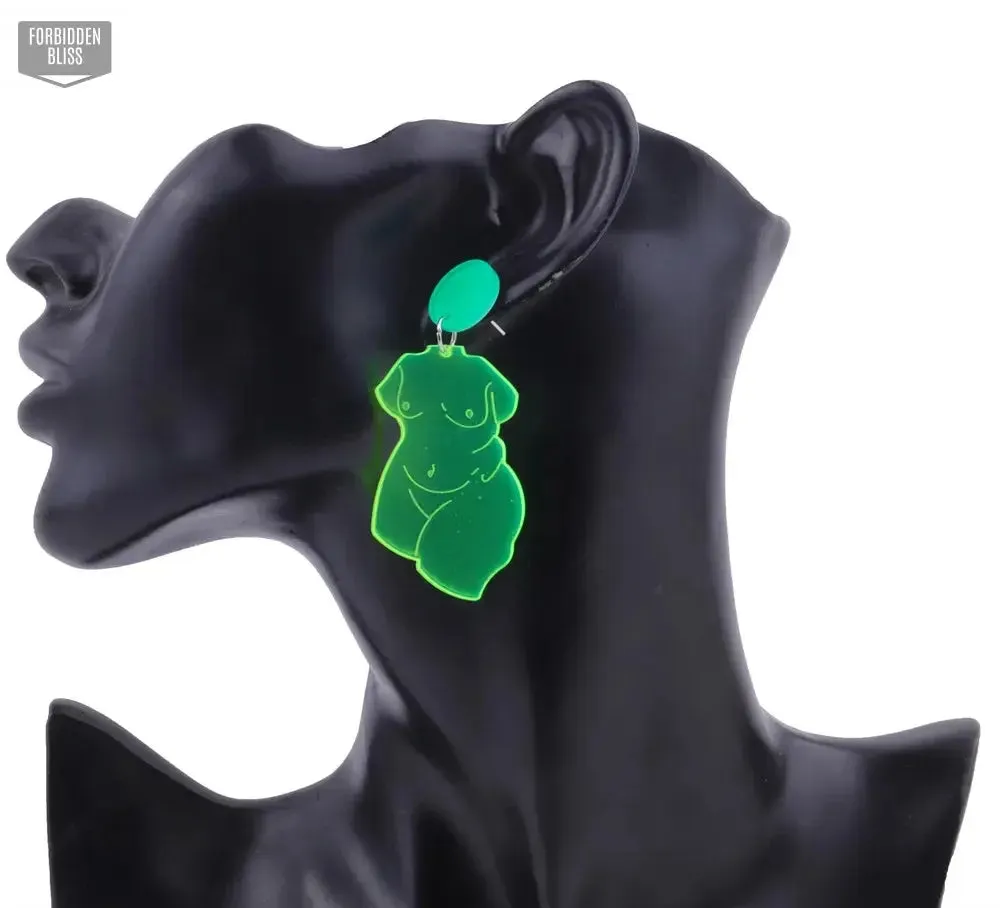 Neon Color Earrings