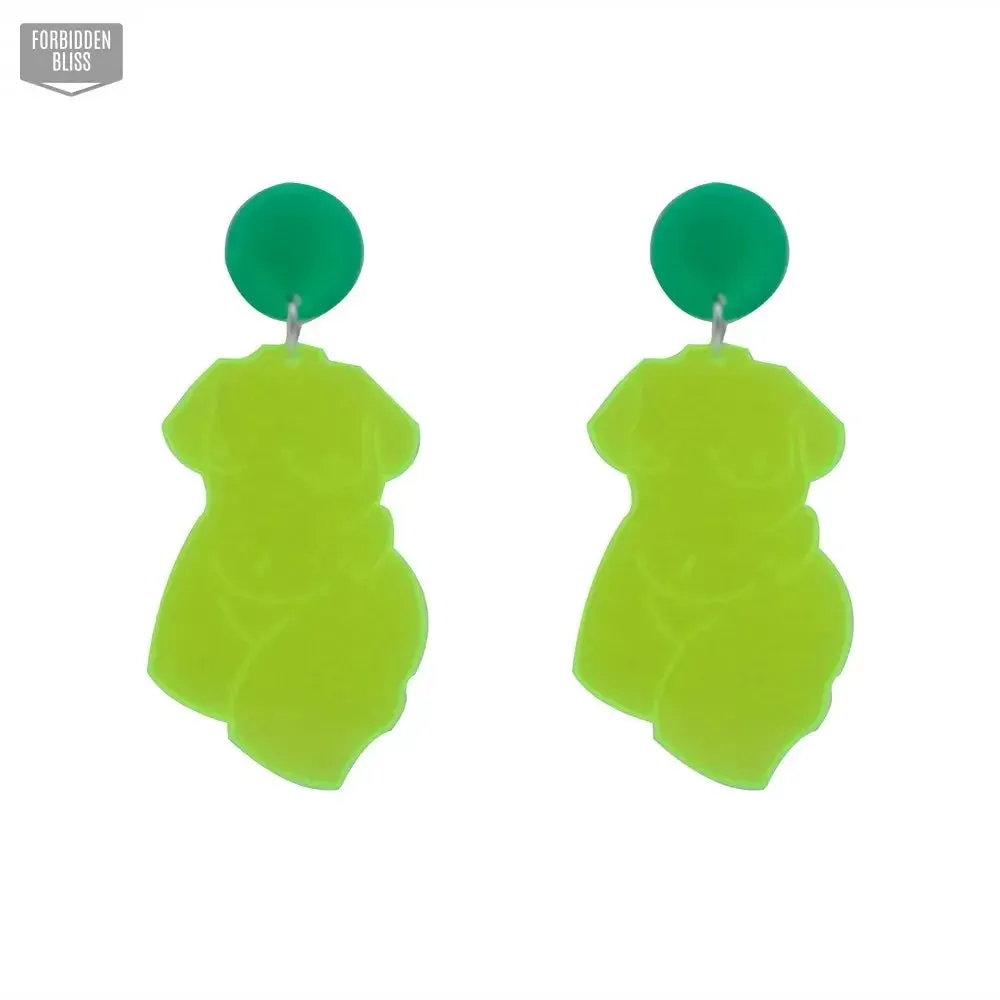 Neon Color Earrings