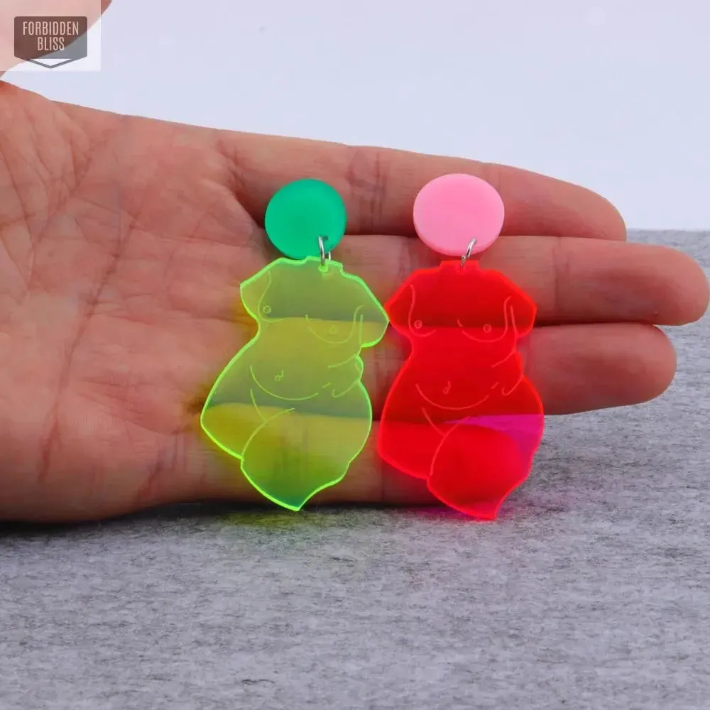 Neon Color Earrings