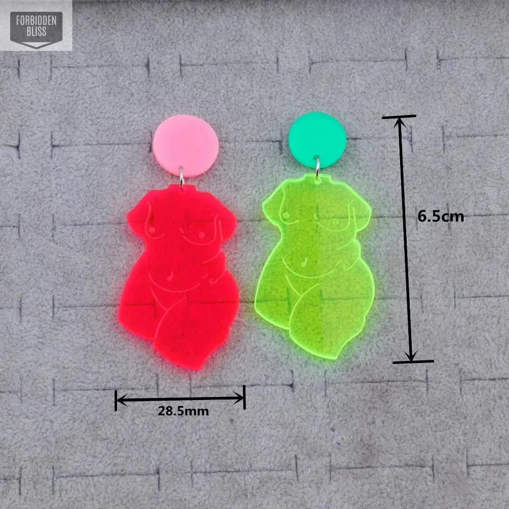 Neon Color Earrings