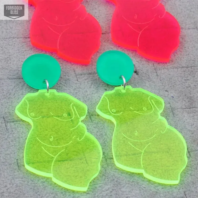 Neon Color Earrings