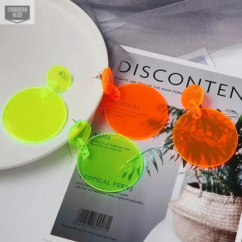 Neon Color Earrings