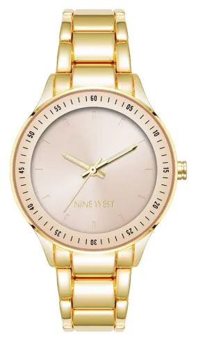 Nine West Pink Dial Analog Watch For -  Ladies NW-2930LPGB