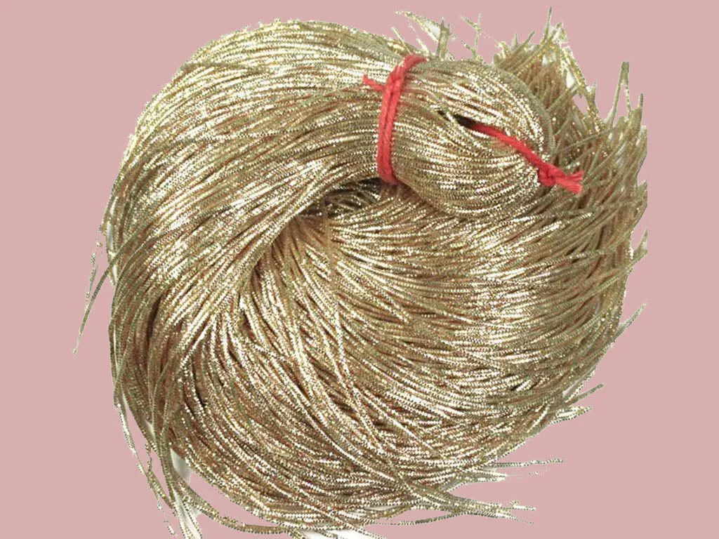 Pale Gold Nakshi / Bullion Wire