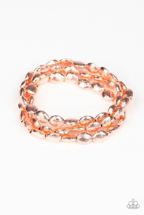 Paparazzi Basic Bliss Copper Stretch Bracelet