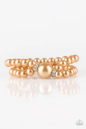 Paparazzi Bracelet ~ Romantic Redux - Brown