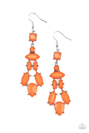 Paparazzi Earring ~ Visually Vivacious - Orange