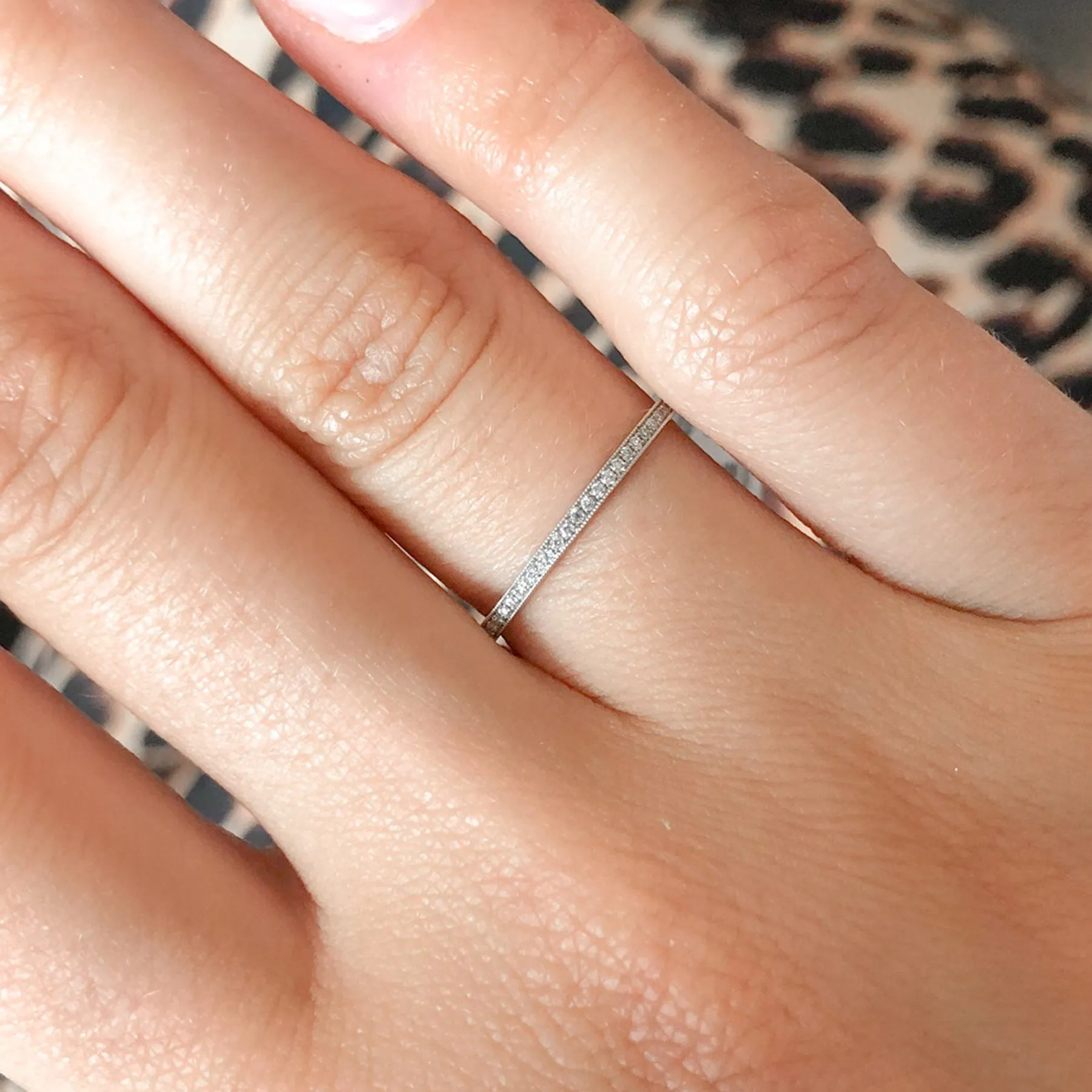 Platinum Diamond Eternity Wedding Band