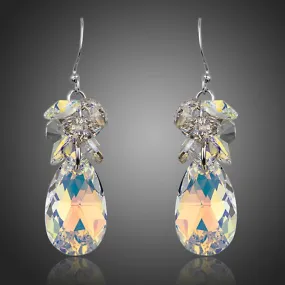 Rhinestone Crystal Water Drop Earrings