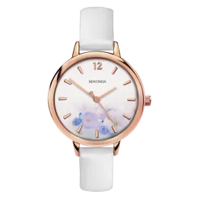 Sekonda Editions Women's White Strap Watch
