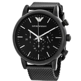 Sport Chronograph AR1968 Black Stainless Steel Quartz Men's Watch