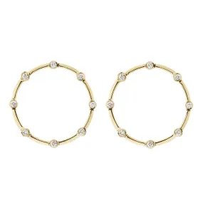 Stones Eternity Stud Earrings