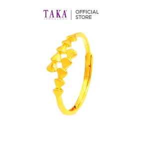 TAKA Jewellery 999 Pure Gold 5G Ring