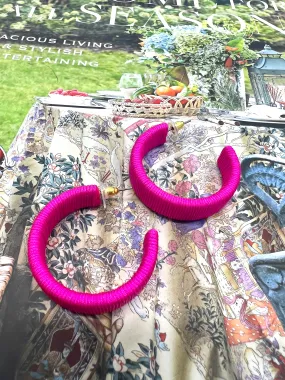 Thread Wrapped Hoops