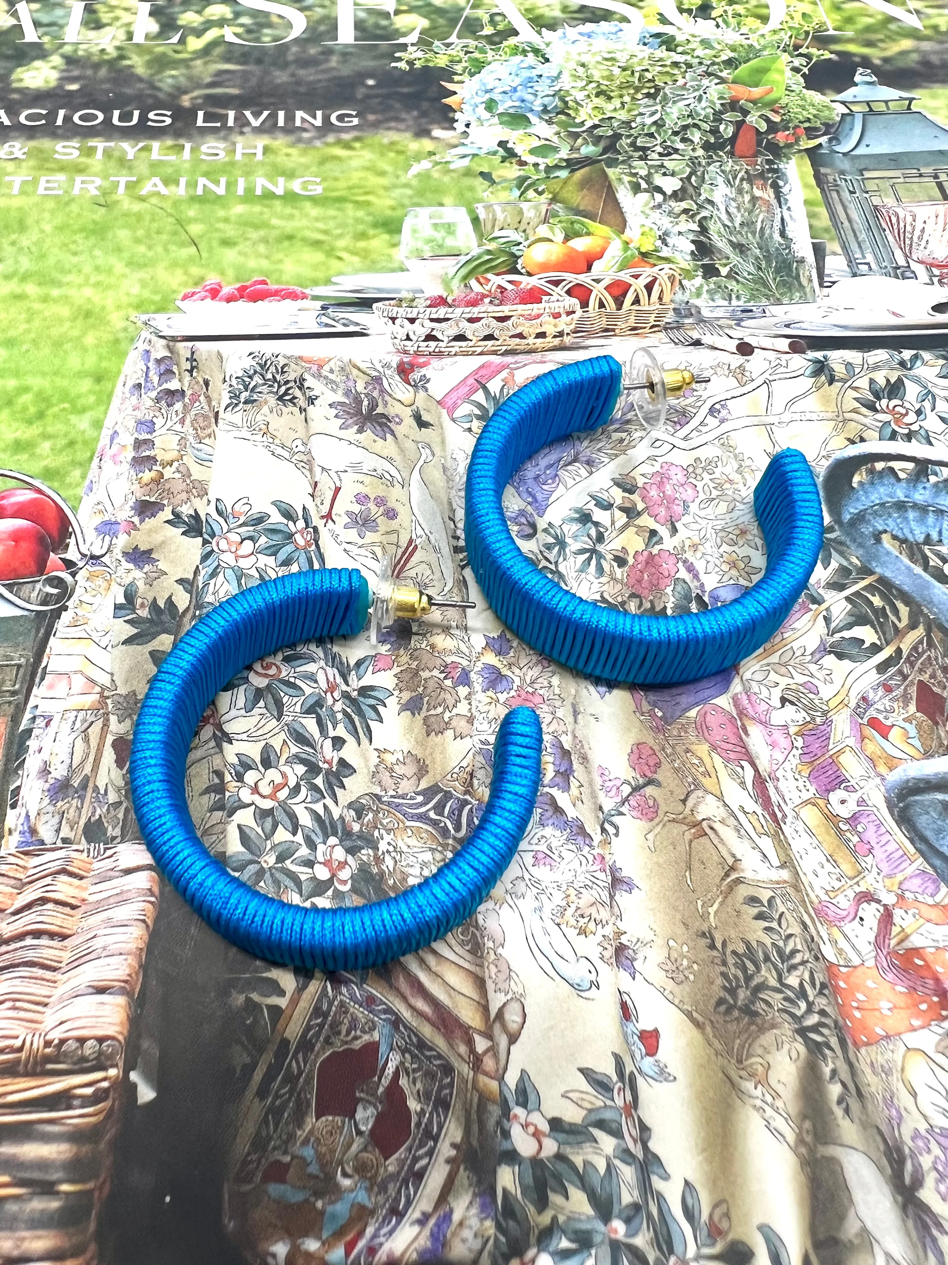 Thread Wrapped Hoops