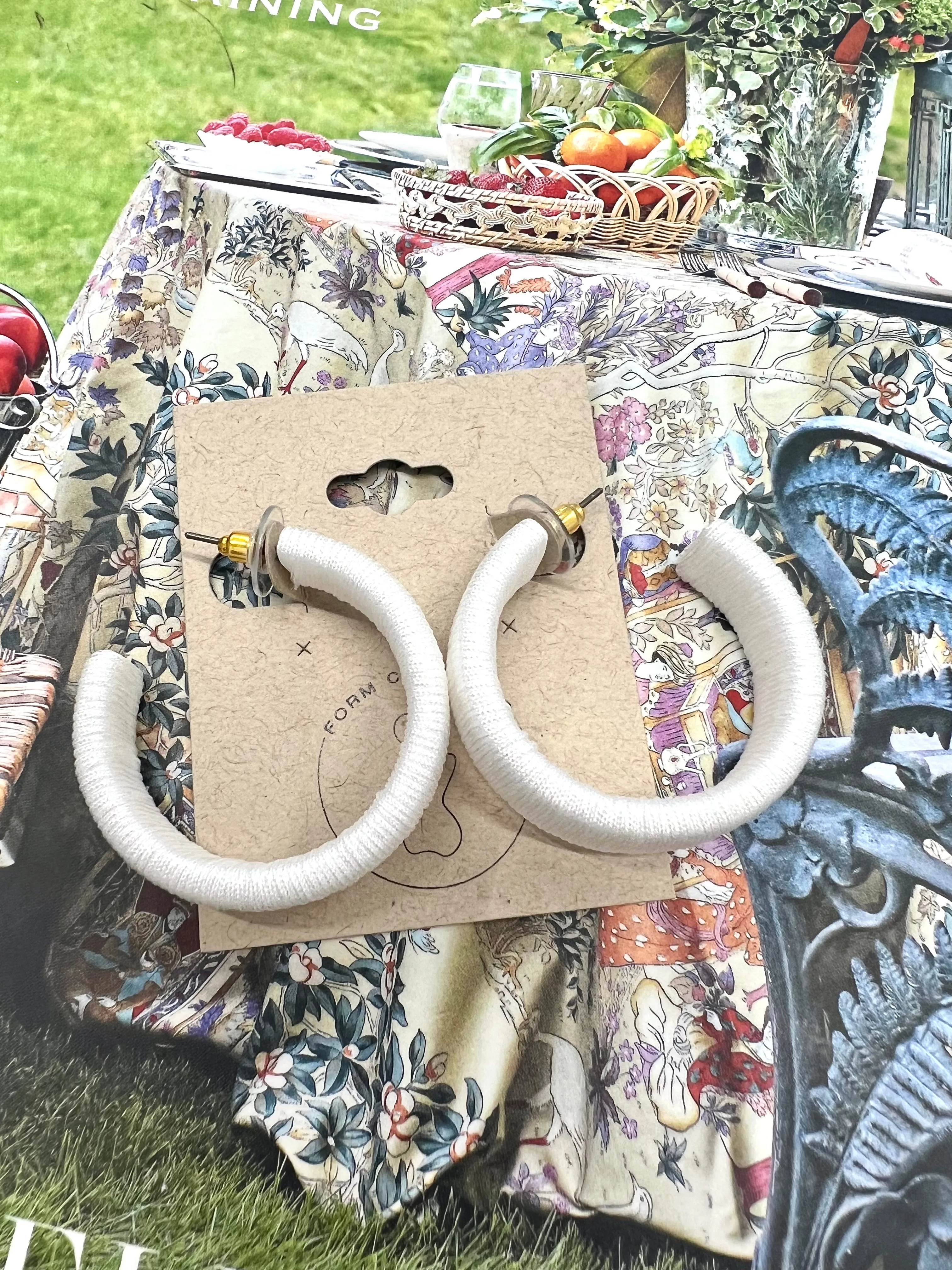 Thread Wrapped Hoops