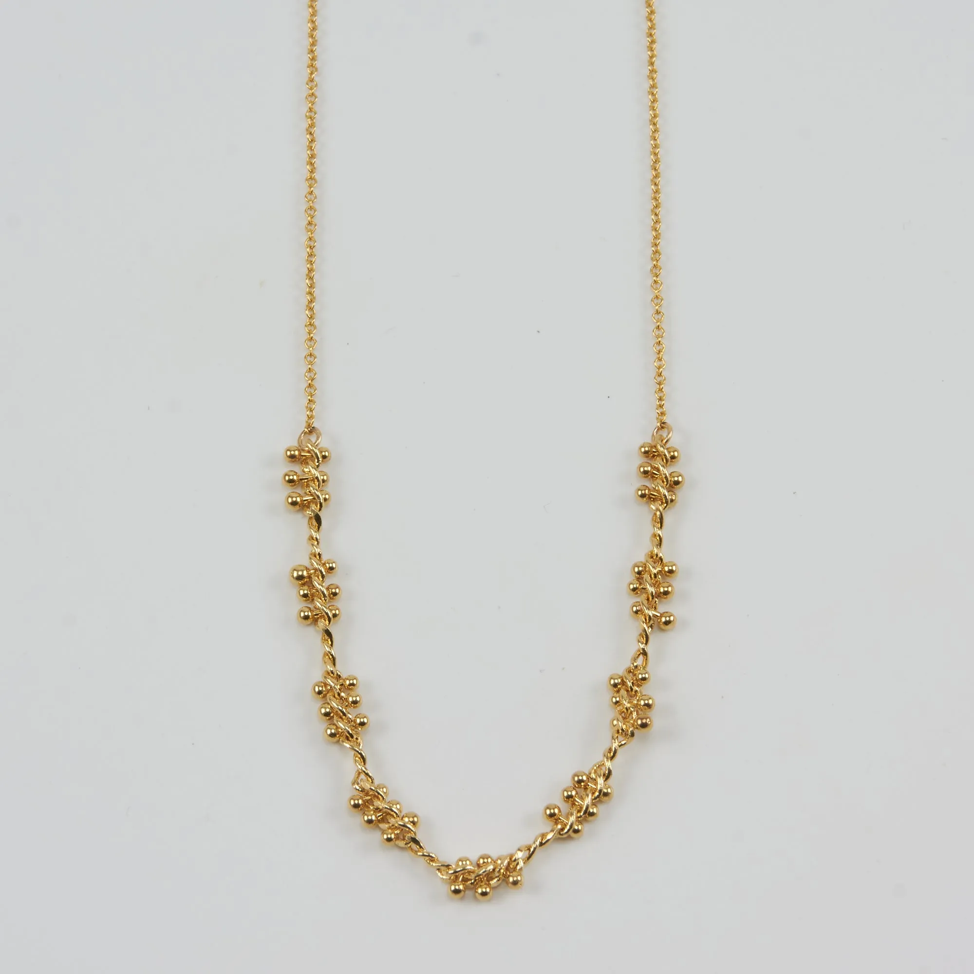 TIZA FRILL BEAD NECKLACE