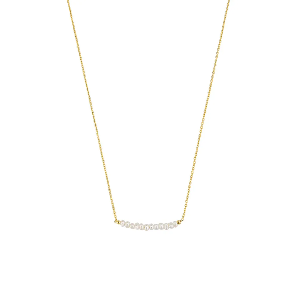 Trisha Necklace Pearl