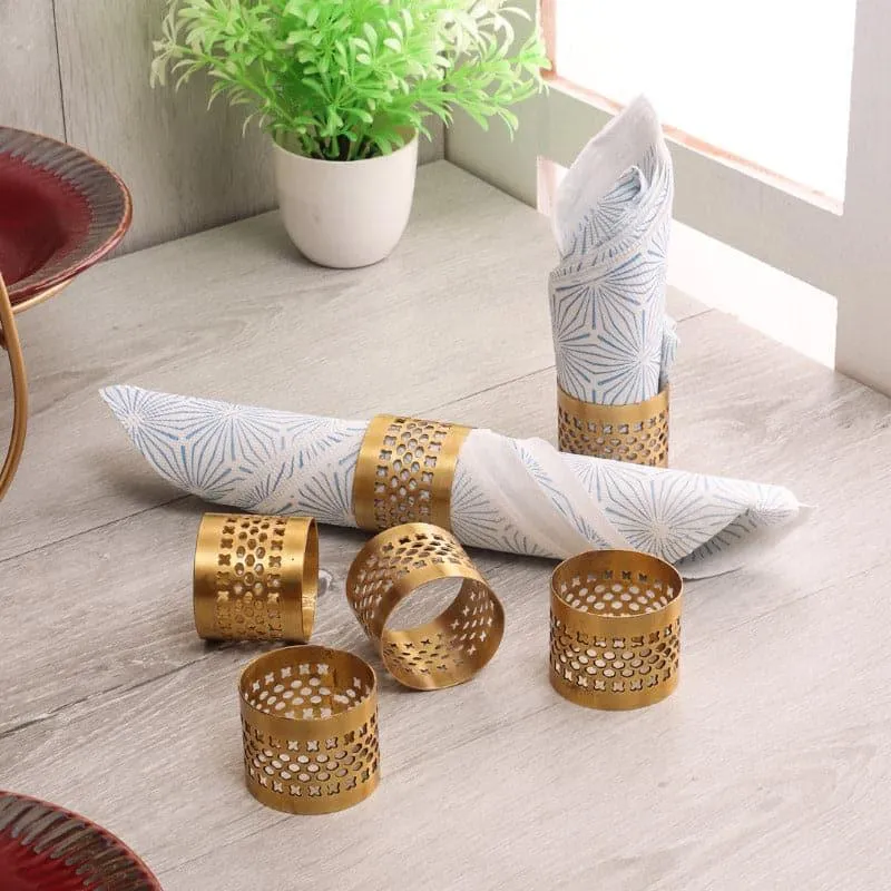 Tupa Napkin Ring - Set Of Six