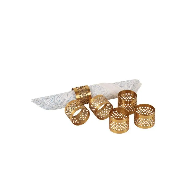 Tupa Napkin Ring - Set Of Six