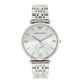Unisex Classic Silver Steel Watch