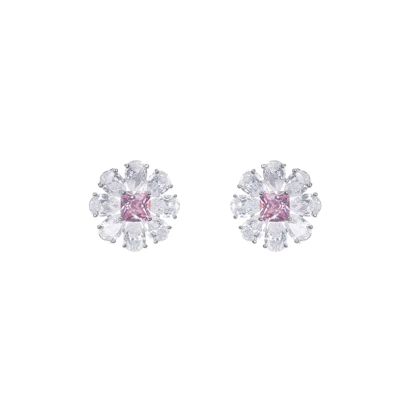 Wardrobes by Chen Luxury Colorful Diamond Stud Earrings-Shale